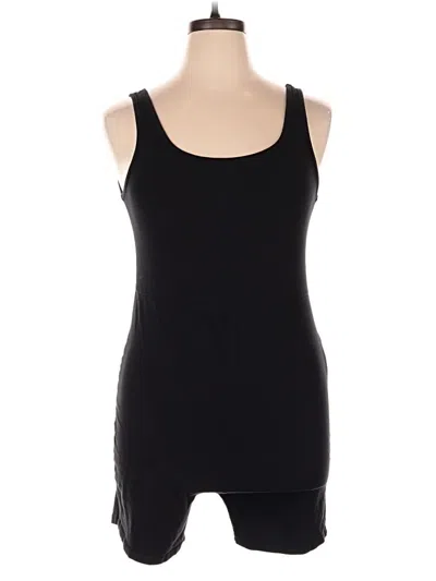 Pre-owned Shein Romper In Black