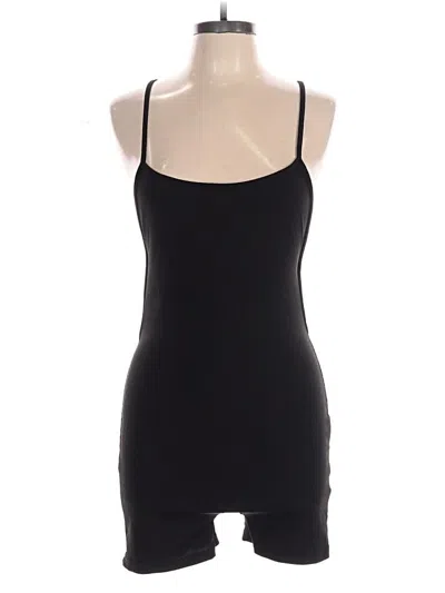 Pre-owned Shein Romper In Black
