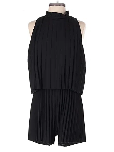 Pre-owned Shein Romper In Black
