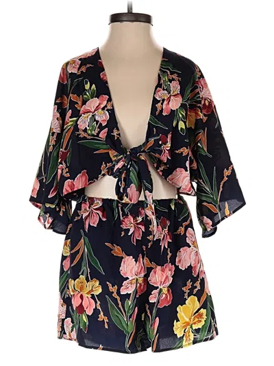 Pre-owned Shein Romper In Black