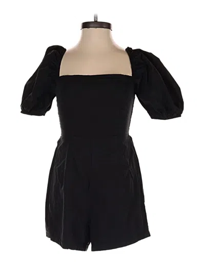 Pre-owned Shein Romper In Black