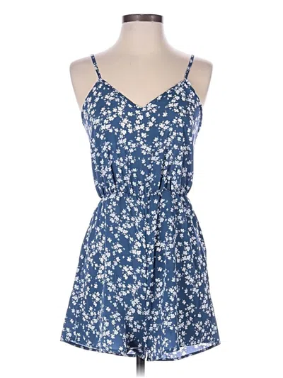 Pre-owned Shein Romper In Blue