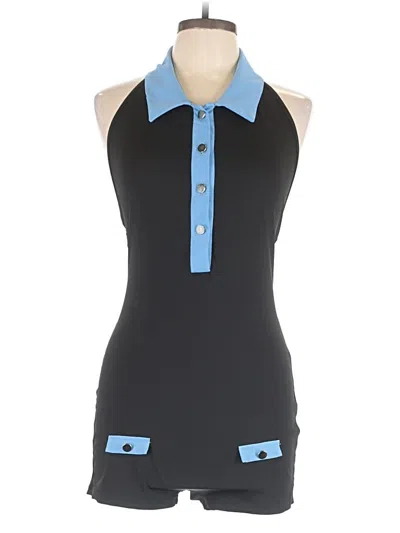 Pre-owned Shein Romper In Blue