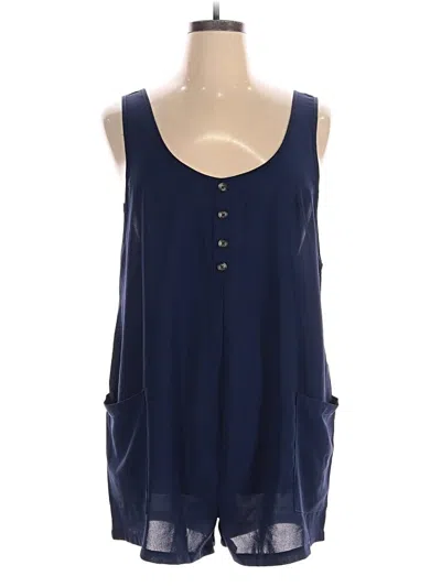 Pre-owned Shein Romper In Blue