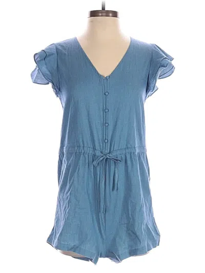 Pre-owned Shein Romper In Blue
