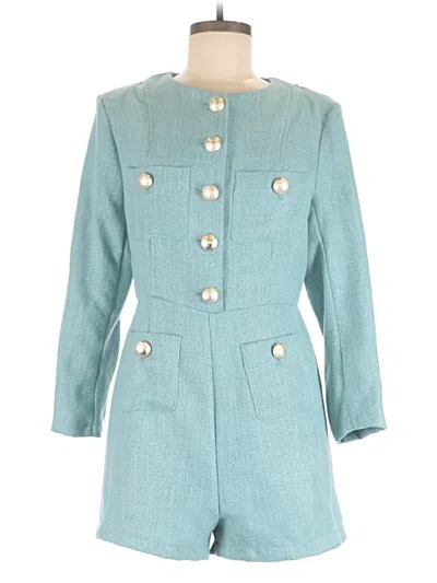 Pre-owned Shein Romper In Blue