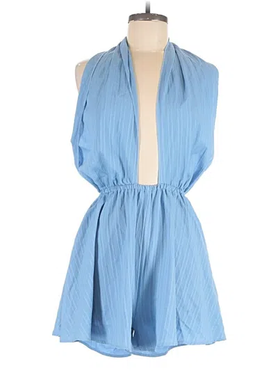 Pre-owned Shein Romper In Blue