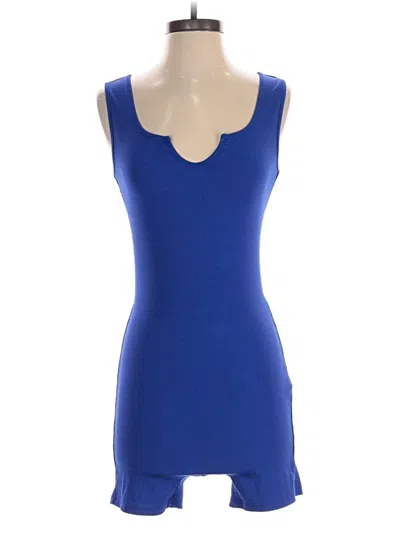 Pre-owned Shein Romper In Blue