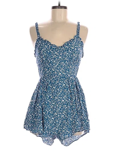 Pre-owned Shein Romper In Blue