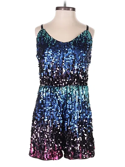Pre-owned Shein Romper In Blue