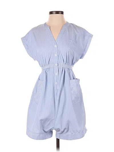 Pre-owned Shein Romper In Blue