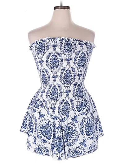 Pre-owned Shein Romper In Blue