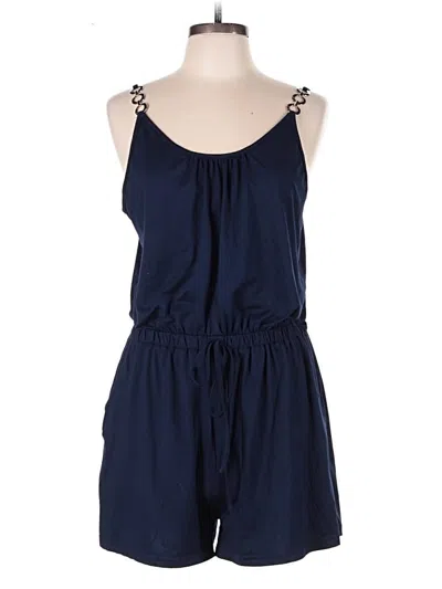Pre-owned Shein Romper In Blue