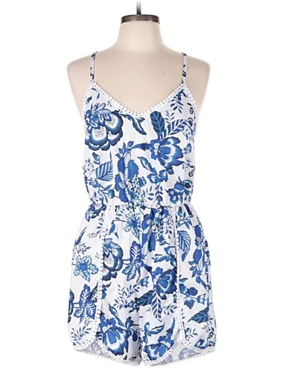 Pre-owned Shein Romper In Blue