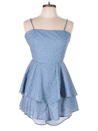 Pre-owned Shein Romper In Blue