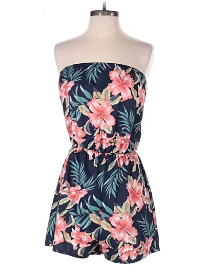 Pre-owned Shein Romper In Blue