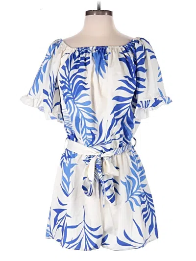 Pre-owned Shein Romper In Blue