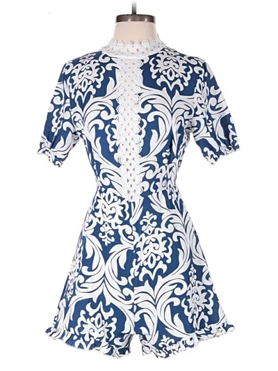 Pre-owned Shein Romper In Blue