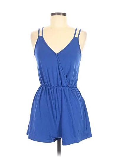 Pre-owned Shein Romper In Blue