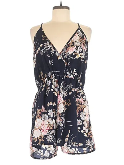 Pre-owned Shein Romper In Blue