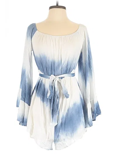 Pre-owned Shein Romper In Blue
