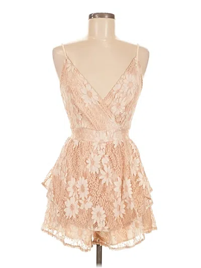 Pre-owned Shein Romper In Brown