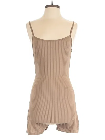 Pre-owned Shein Romper In Brown