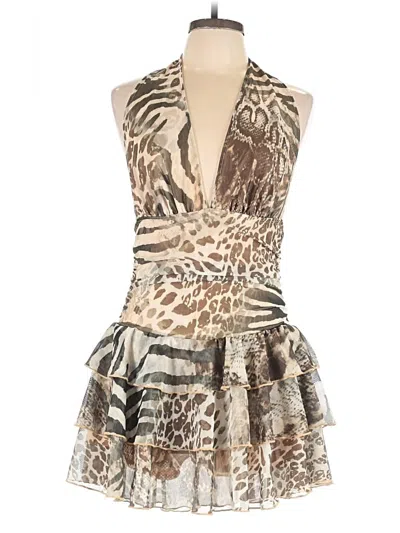 Pre-owned Shein Romper In Brown