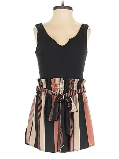 Pre-owned Shein Romper In Brown