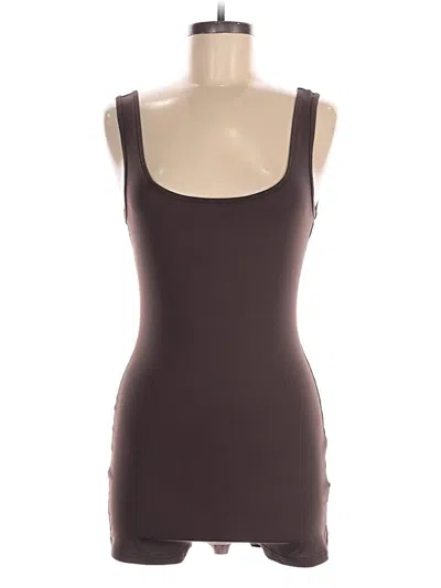 Pre-owned Shein Romper In Brown