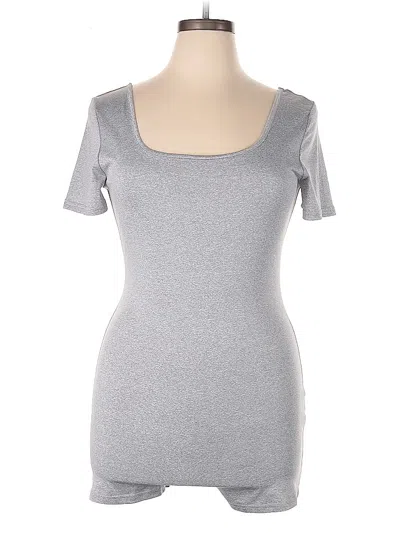 Pre-owned Shein Romper In Gray