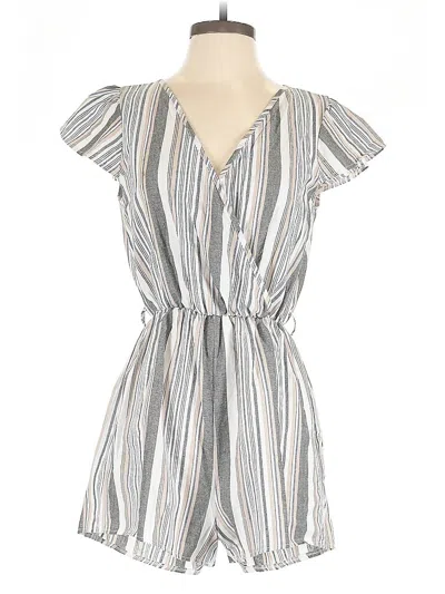 Pre-owned Shein Romper In Gray