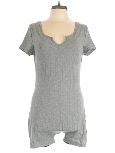 Pre-owned Shein Romper In Gray