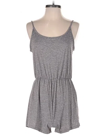 Pre-owned Shein Romper In Gray