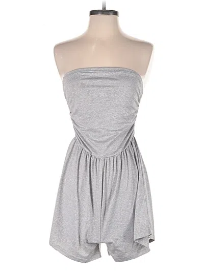 Pre-owned Shein Romper In Gray