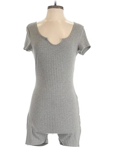 Pre-owned Shein Romper In Gray