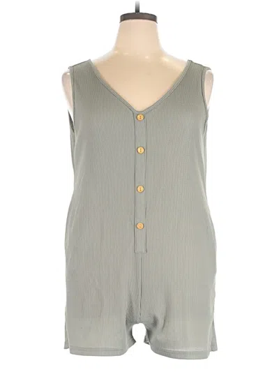 Pre-owned Shein Romper In Gray