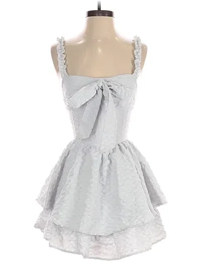 Pre-owned Shein Romper In Gray