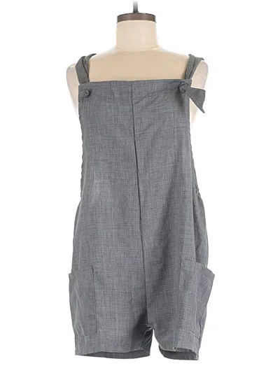Pre-owned Shein Romper In Gray