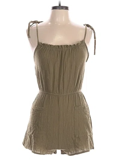 Pre-owned Shein Romper In Green
