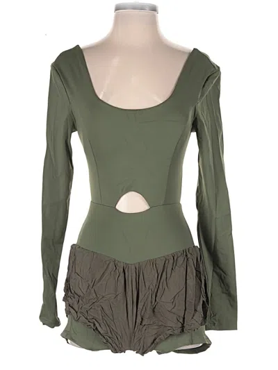 Pre-owned Shein Romper In Green