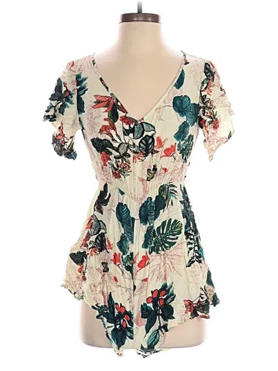 Pre-owned Shein Romper In Ivory