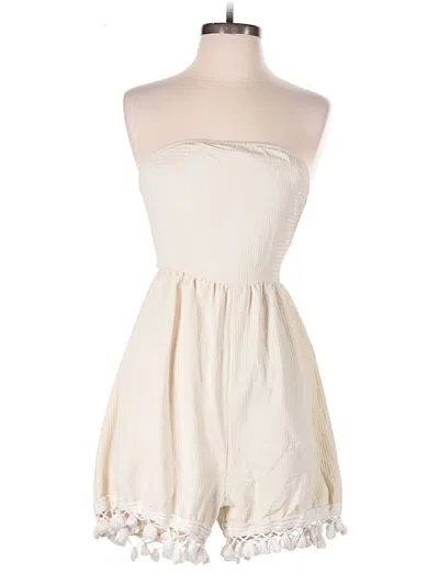 Pre-owned Shein Romper In Ivory