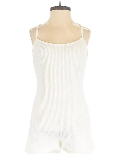 Pre-owned Shein Romper In Ivory