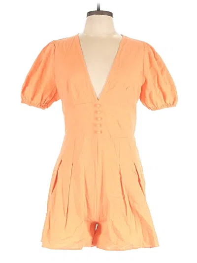 Pre-owned Shein Romper In Orange