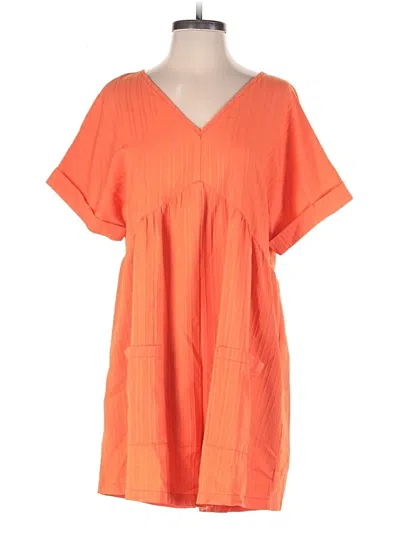 Pre-owned Shein Romper In Orange
