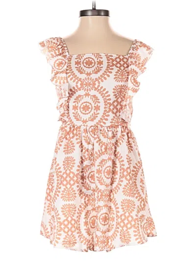 Pre-owned Shein Romper In Orange