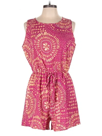 Pre-owned Shein Romper In Pink