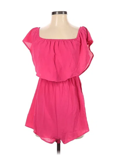 Pre-owned Shein Romper In Pink