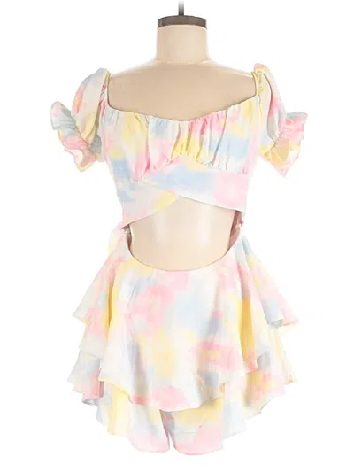 Pre-owned Shein Romper In Pink